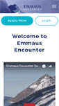 Mobile Screenshot of emmausencounter.org